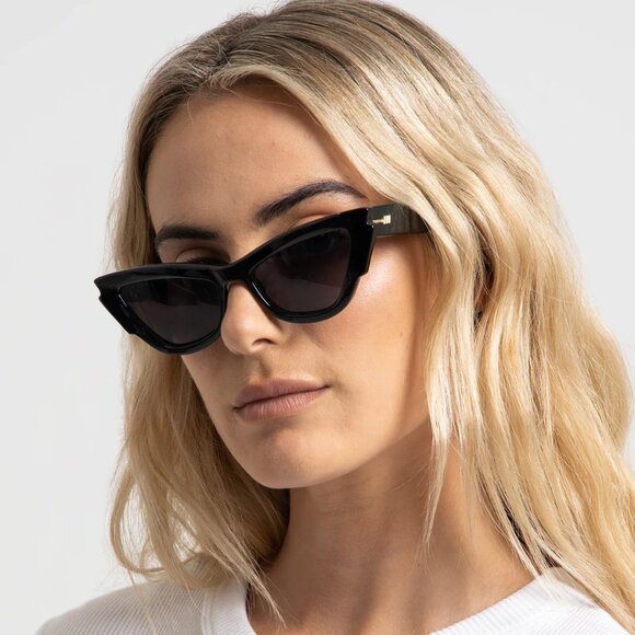 Le Specs Lost Days Sunglasses, Black - Picture 2 of 8